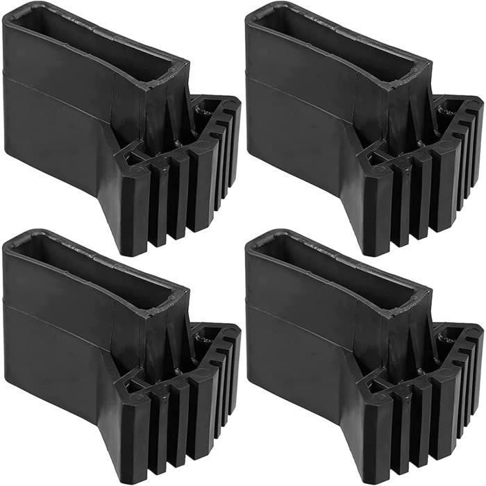 Repose-Pied Vélo PRITOK - Lot De 4 Pegs Universels Antidérapants - Noir