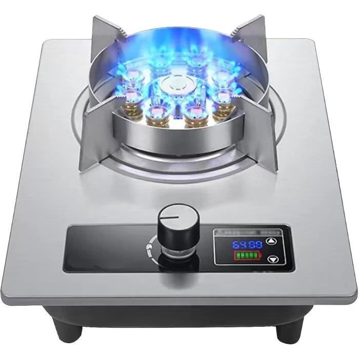 Table de cuisson à gaz encastrable Acier inoxydable, cuisinière à gaz