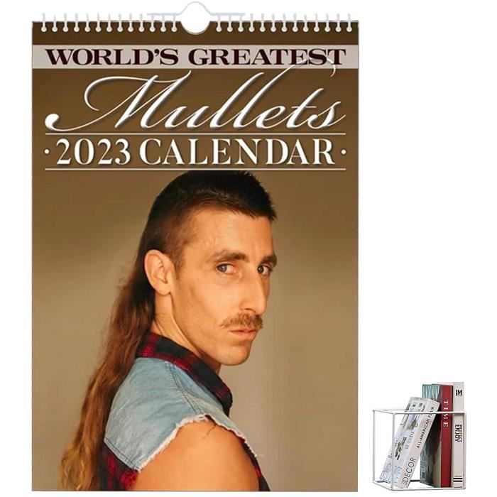 World #39 s Greatest Mullets 2023 Calendar Calendriers Muraux 2023