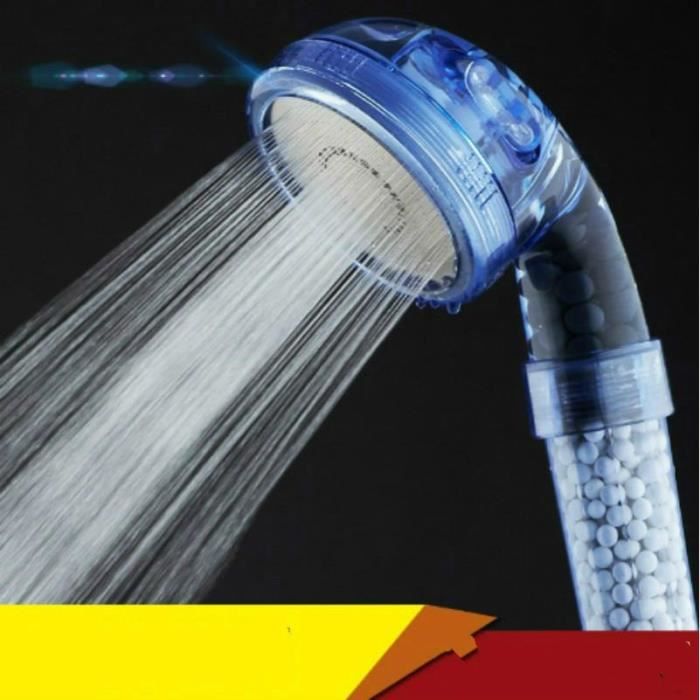 Neuf Tourmaline Boules Filtre Douche Tête Eau Économie 3 Modes