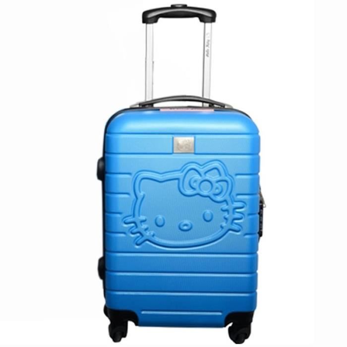 Valise Cabine Hello Kitty Bleu Bleu Achat Vente Valise