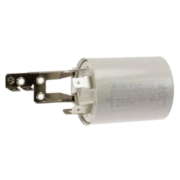 Condensateur anti-parasite pour Lave-linge CANDY, HOOVER - Type de produit: Condensateur de sèche-linge