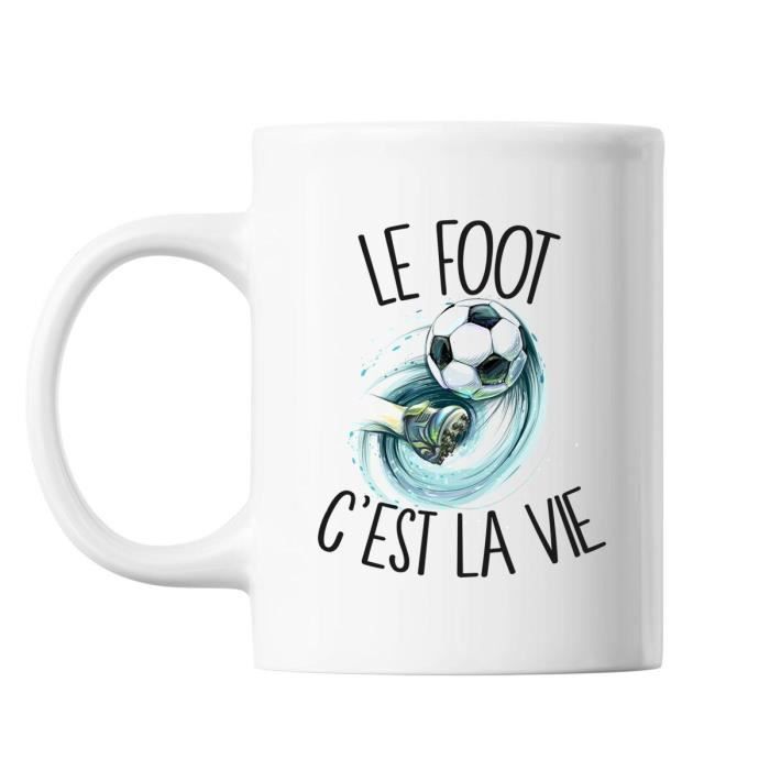 Mug Foot c'est la vie Football Tasse Cadeau Personnalisé - Cdiscount Maison
