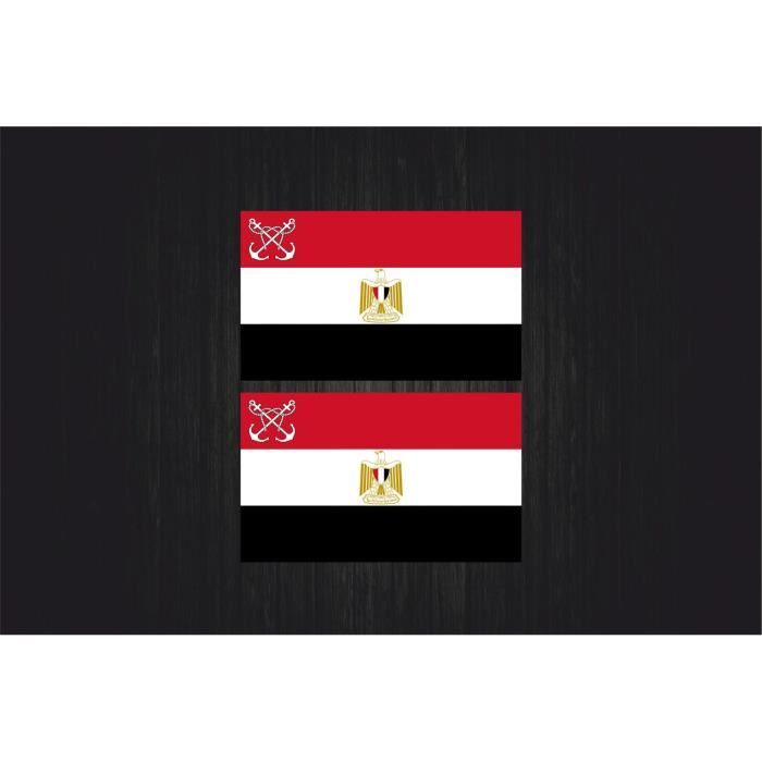 Autocollant sticker drapeau  ET egypte