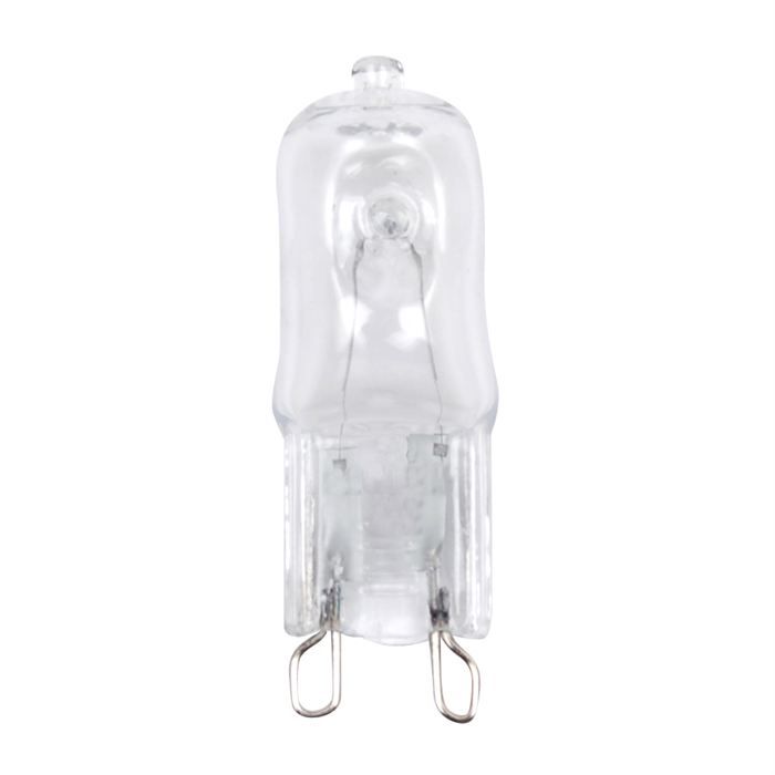 Pack De 10 Ampoules Halogènes G9 - Puissances 18W à 60W - Blanc Chaud 3000K - 220V