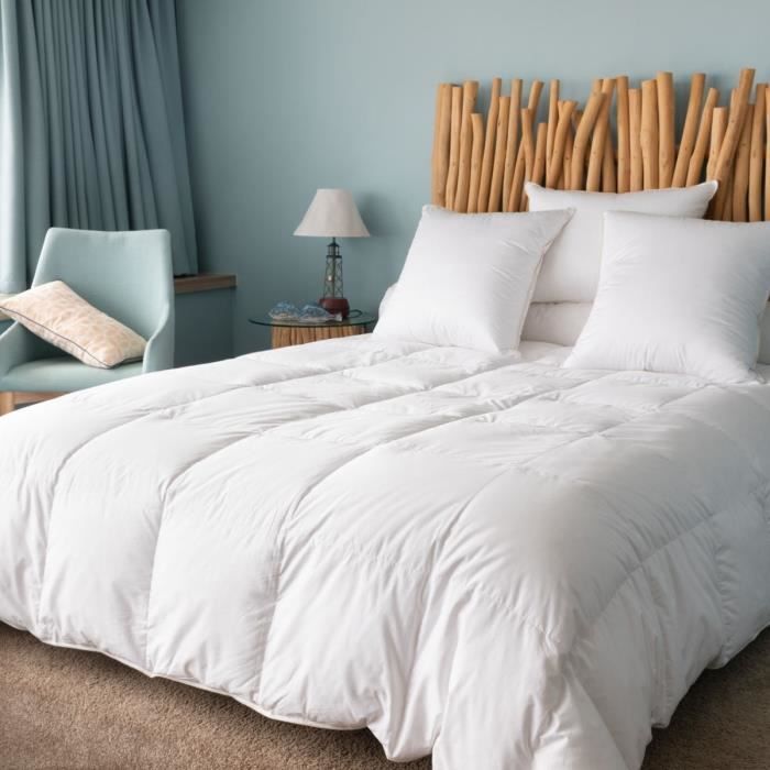 CASTEX COUETTES NATURELLES Couette naturelle en duvet doie l&eacute;g&egrave;re 200x200 cm -  