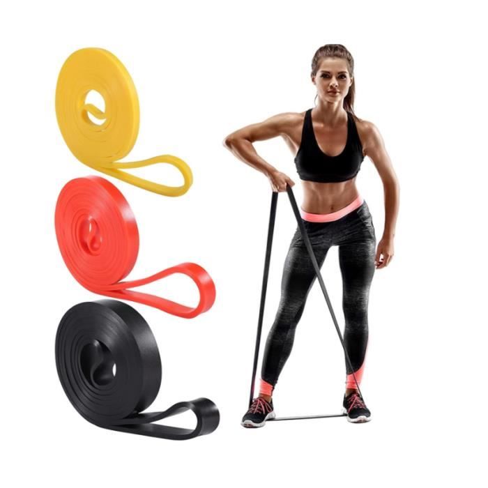 MORECOO Kit Fitness Bande d'Exercice Musculation Latex 12 PCS, Elastique Musculation  Résistance Bande Expander pour Homme et Femme, Musculation, Yoga,  Rééducati…