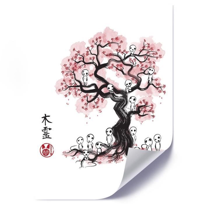 Feeby Affiche Image Poster Decoration Murale Moderne Manga Genies Des Bois 40x60 Cm Achat Vente Affiche Poster Affiche Imprimee Cdiscount