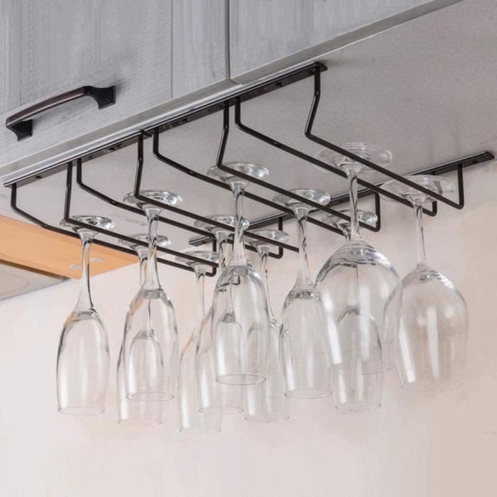Winn hanging wine glass rack rebrilliant finish clearance