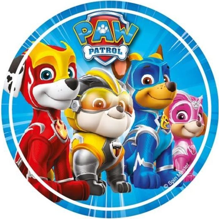 Disque En Azyme La Bande Pat Patrouille 14 5 Cm Cdiscount Jeux Jouets