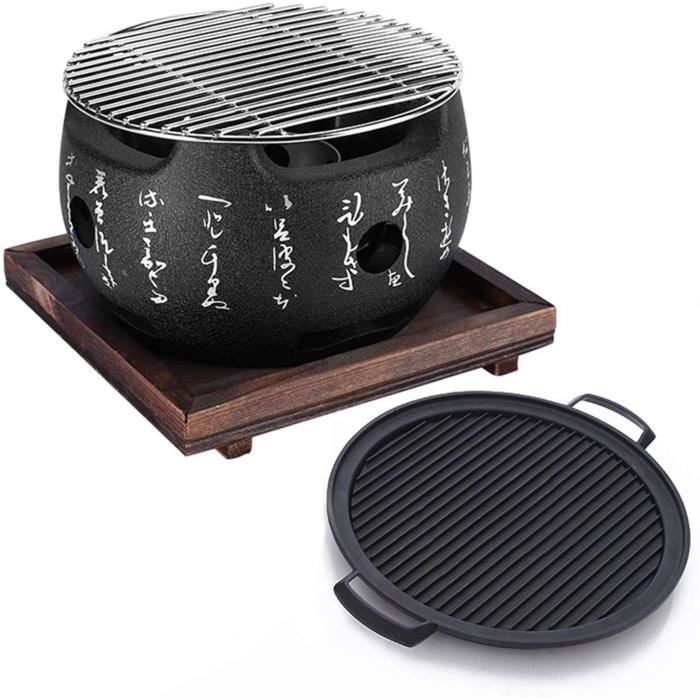 Barbecue Japonais Charbon Mini,Barbecue de Table Charbon de Bois 23