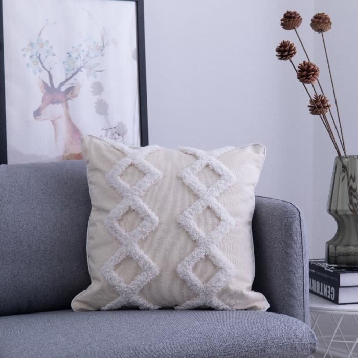 Knitting Carré Rectangle Canapé Throw Pillow Case TAILLE housses de coussin décoration maison