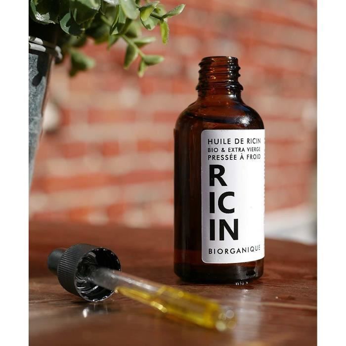 Huile de Ricin 100% Bio Pure et Naturelle Soin pour