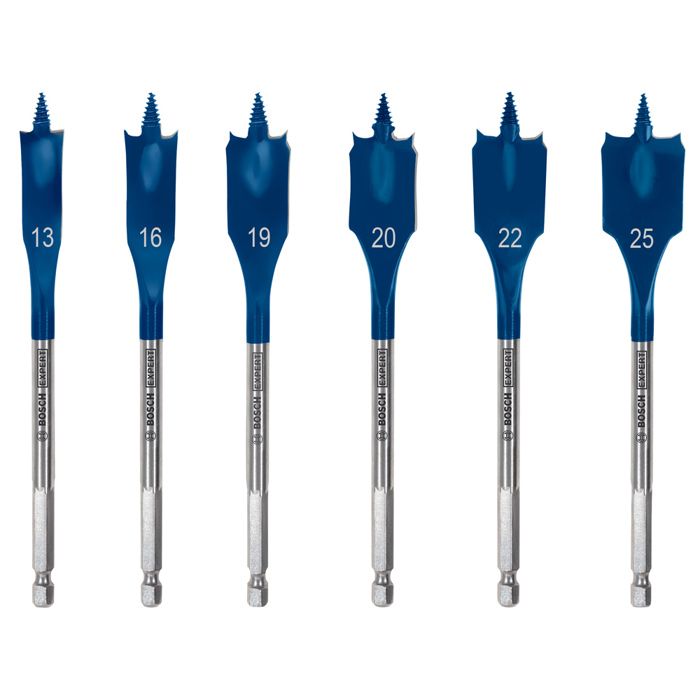 Foret À Bois Plat Bosch Expert SelfCut Speed – Lot de 6, 13-25mm - vue 7