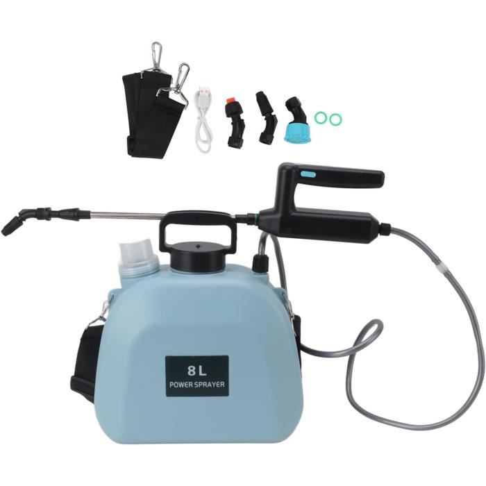 Pulvérisateur électrique 5L Rechargeable USB - Baguette Rétractable, 3 Buses, Bandoulière Pour Jardin