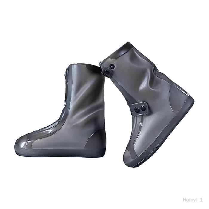 Couvre-chaussures en silicone Protège-chaussures Portable Hommes Femmes  Bottes de pluie Anti-dérapant Couvre-chaussures de XL