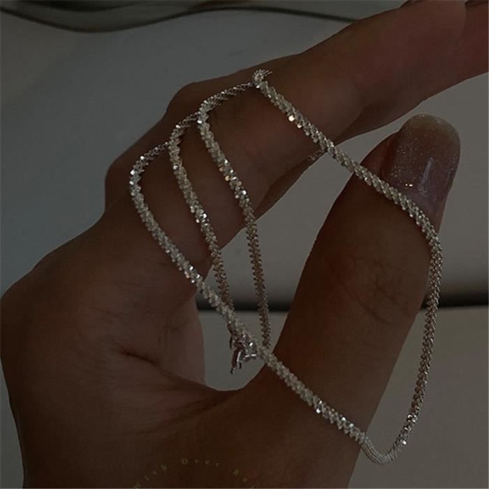 Ras du cou Scintilla - Chocker - Chaîne diamant - Argent 925