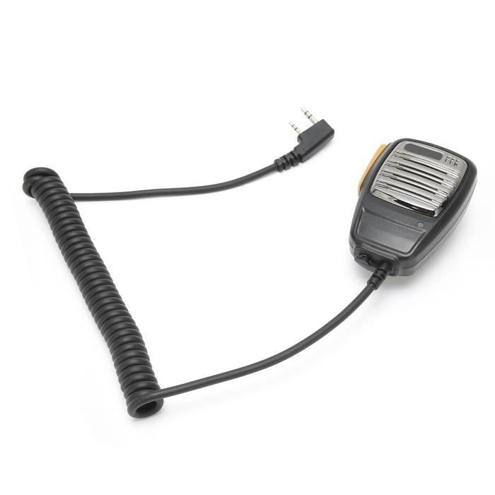 Kit Micro-casque PTT Pour Talkie-walkie – Compatible Baofeng UV-5R, Retevis, Kenwood, TYT, Pince 360° Et Prise Audio 3,5 Mm