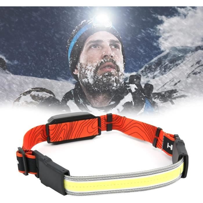 Lampe Frontale 4 Couleurs 800 Lumens - LED Blanc/Rouge/Vert/Bleu Rechargeable Pour Outdoor Et Photo