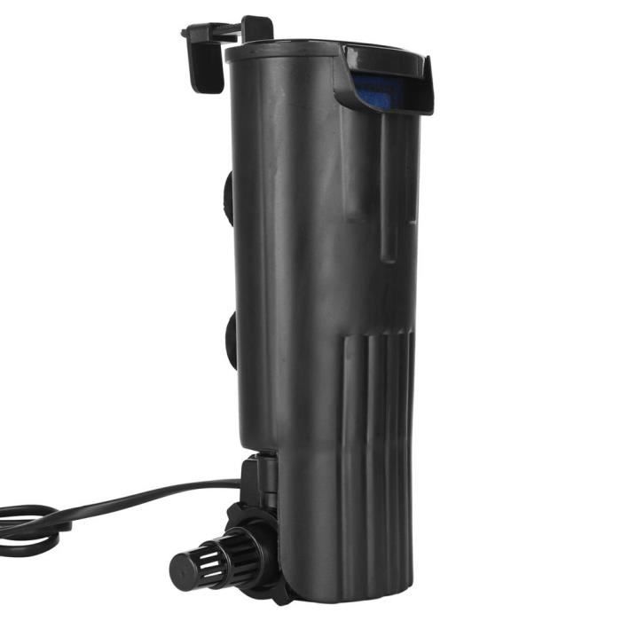 Pompe Filtre Pour Aquarium à Faible Niveau D'eau - 600L/h, 8W - Idéal Tortues Et Poissons