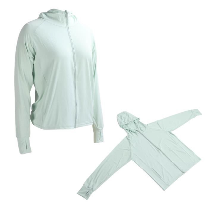 Veste Protection Solaire UV Homme Tbest - Chemise Légère Respirante à Capuche