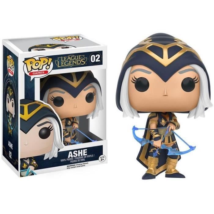 Figurine Funko Pop! League of Legends : Ashe - FUNKO - POP! Games - Noir et  Or - Pour Enfant à partir de 3 ans - Cdiscount Jeux - Jouets