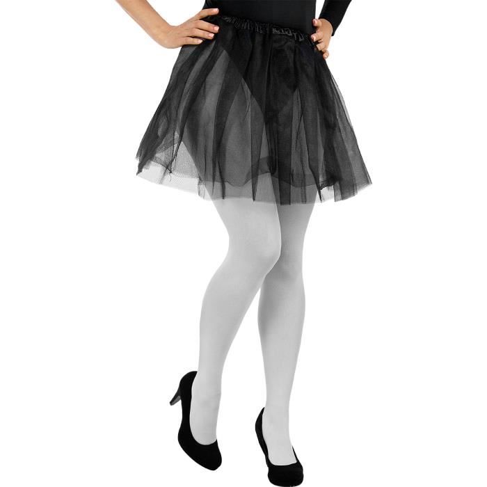 Collant Squelette Noir Bas Déguisement Halloween Collants Opaques Femme Imprimé Squelette - 100% Nylon - Pour Halloween Ou Déguisement Collants Nylon Opaque Bas Halloween Femme Noir