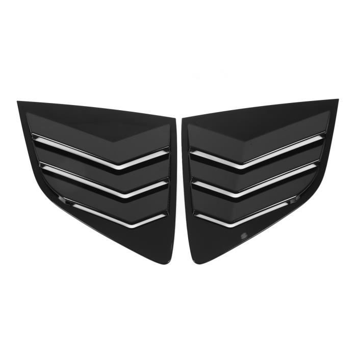 Cadre De Garniture De Becquet De Lunette Arrière Seat 5F Mk3 - Paire D'Ailerons Latéraux Noir Brillant