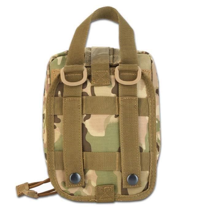 Pochette Premiers Secours Molle Camouflage Militaire - Marque MFH - Neuf Sous Emballage - Pour Randonnée, Airsoft