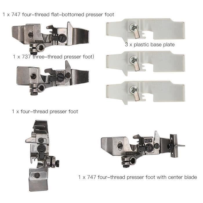 Lot De 11 Pieds De Biche Pour Machine à Coudre Singer, Brother