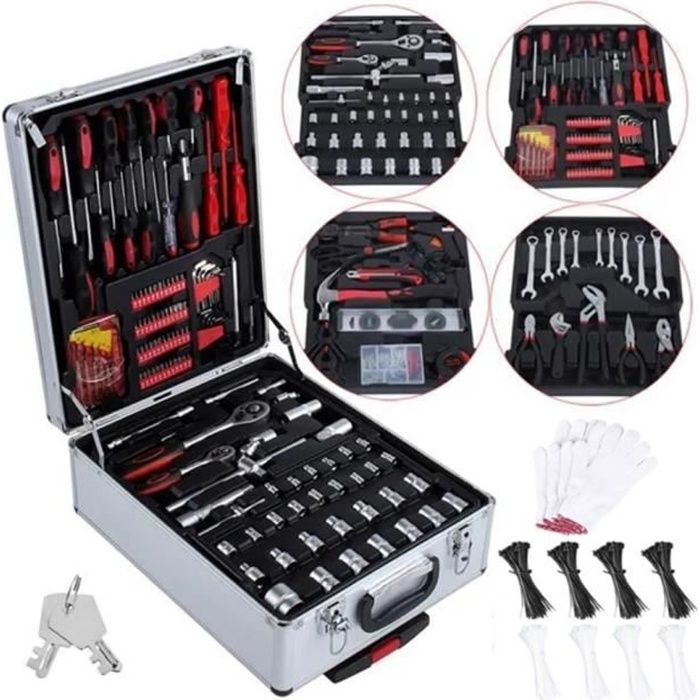 TECTAKE Chariot à Outils Vide 48 x 32 x 81,5 cm - Cdiscount Bricolage