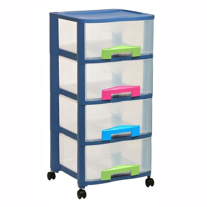 Allibert Scoop Tour 4 Tiroirs 20l A Roulettes Achat Vente