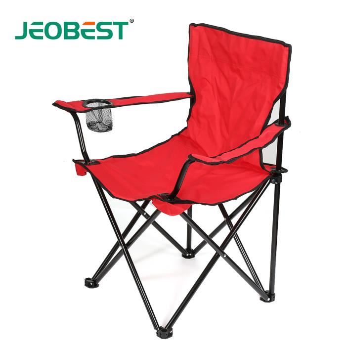 jeobest. chaise de camping pliable avec sac de transport, chaise de plage, les voyages, la randonnée, le camping, le pique-nique