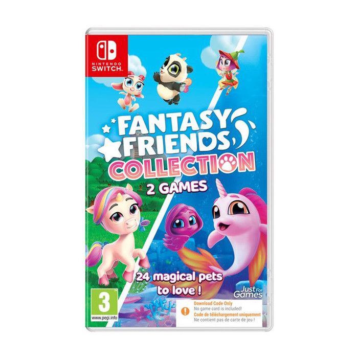 Fantasy Friends Collection 2 Games Code in a box Nintendo Switch - vue 5