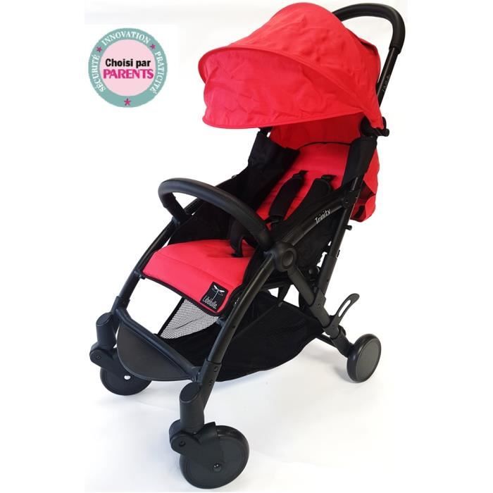 TRINITY Poussette Ultra Légère 5kg Ultra Compacte Format bagage cabine Avion  0/3ans - Cdiscount Puériculture & Eveil bébé