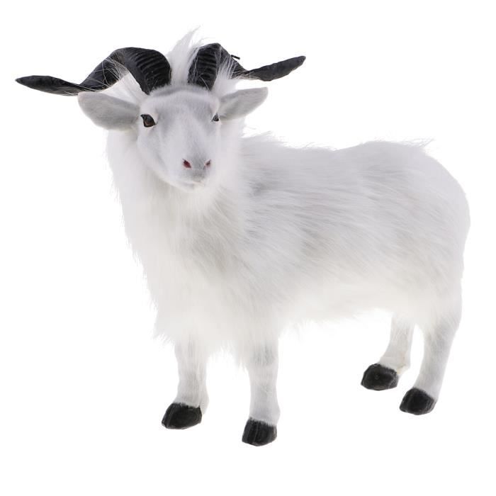 Statues de sculpture de chèvre de simulation pour les arts de