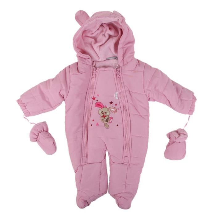 Combinaison Interieur Polaire Bebe Fille Rose Rose Cdiscount Pret A Porter