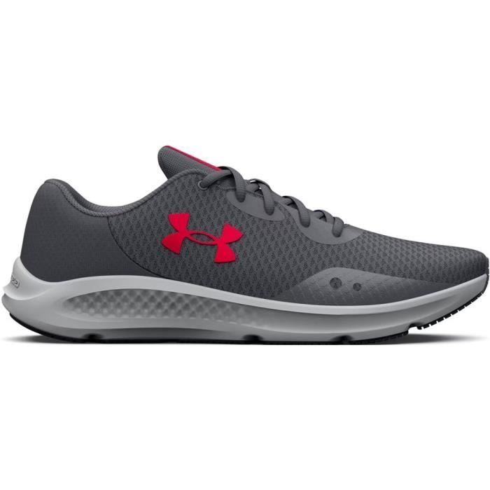 Chaussures de Running - UNDER ARMOUR - Charged Pursuit 3 - Gris - Homme/Adulte