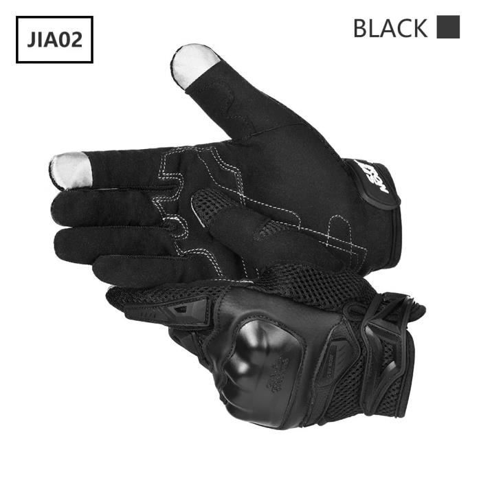 Gants Moto Été IRON JIA'S - Écran Tactile & Protection | Homme Femme VTT Scooter