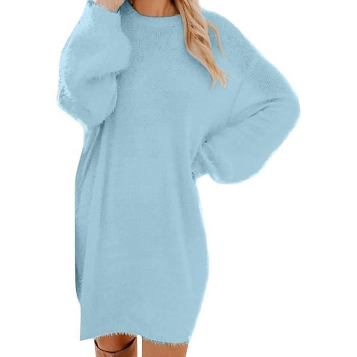 Pull robe oversize sales femme