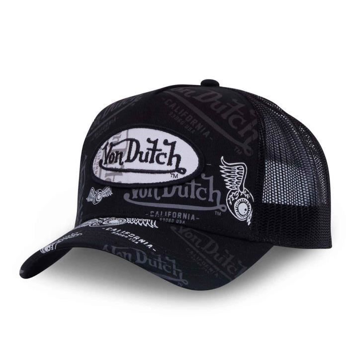 Casquette Blanc/Vert Trucker Strapback / Boucle LOFB | Von Dutch