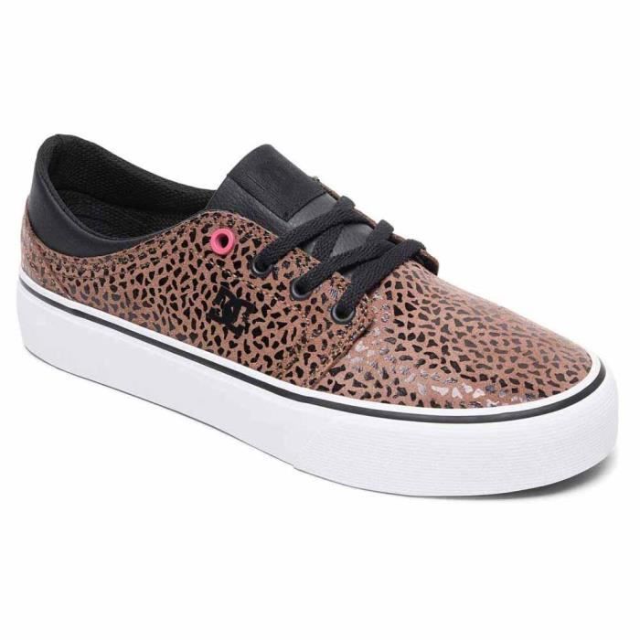 Chaussures femme Baskets Dc Shoes Trase Se Marron Cdiscount