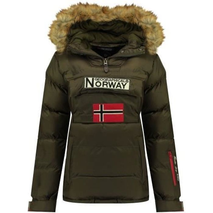 Doudoune Femme Geographical Norway Belancolie Kaki