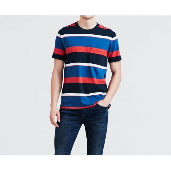 Tee shirt store levis rayé