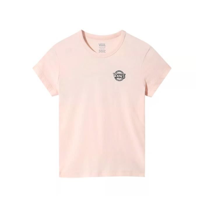 T shirt Bambino Vans Gr Mic d Up Vans Vn0a4ulaxzv Pink Cdiscount Pret a Porter