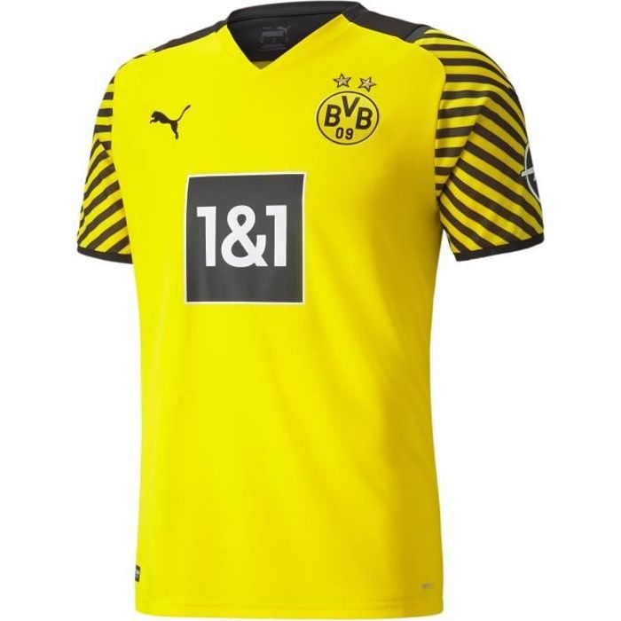 Maillot domicile enfant Borussia Dortmund 2021 22 jaune noir 7