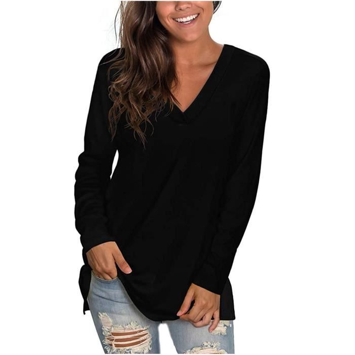 Tunique femme coton manches longues best sale