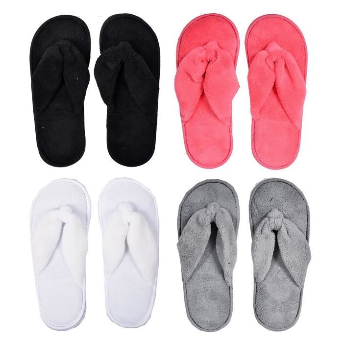 HOT Tissu éponge Chausson Eponge Femme Tissu éponge