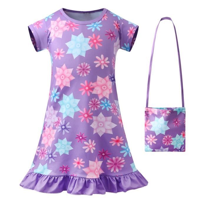 LCXYYY Mirabel Déguisement Costume Fille Cosplay Madrigal Mirabel Robe Ballerine Et Sac Daccessoires 2 Pieces Pour Dress Up Amz