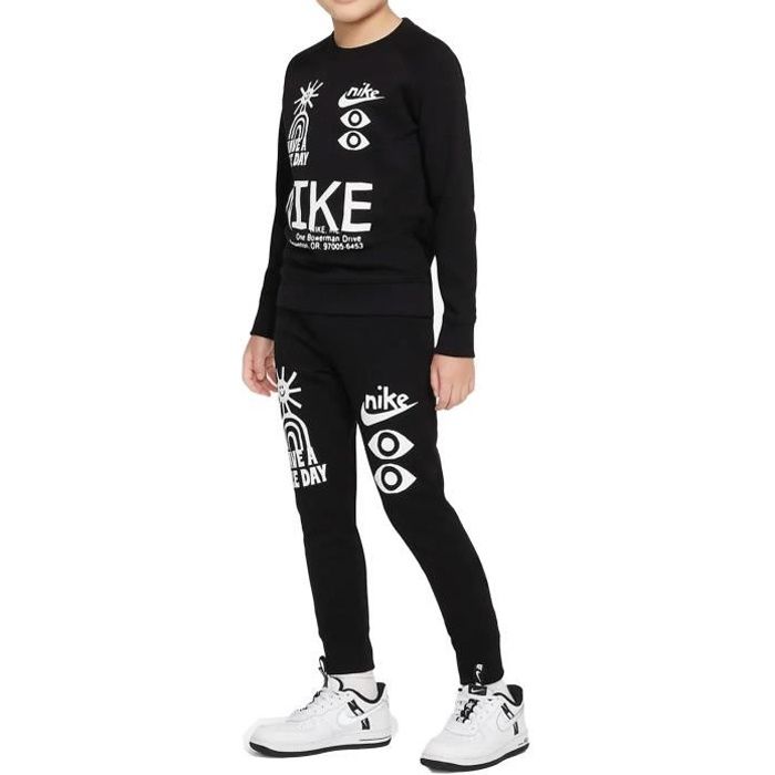 Surv tement Nike pour Gar on HBR Statement Noir Manches Longues